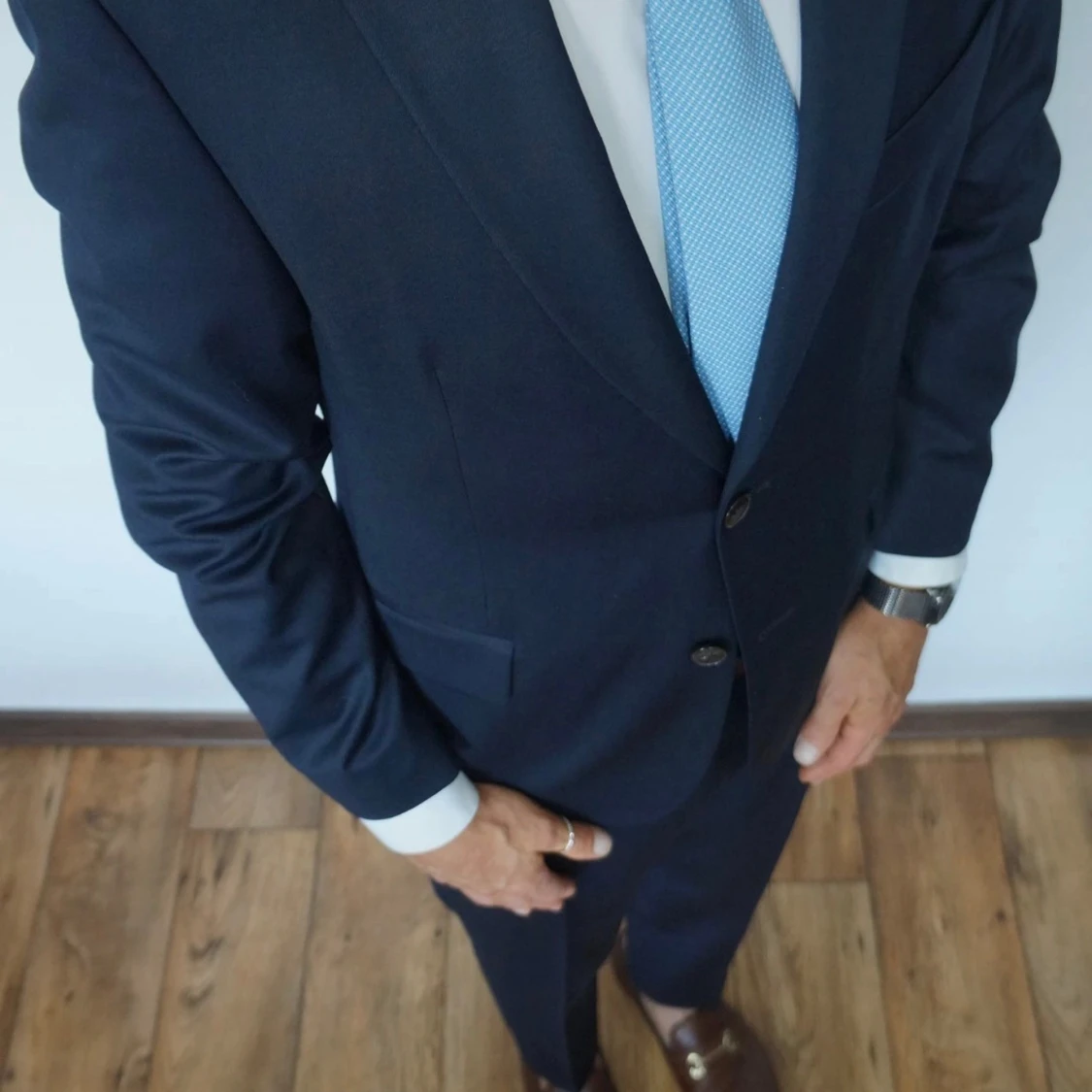 Ny mörkblå kostym Bytom/Intermoda – stl 176/100/88 (S) – klassisk passform - 3