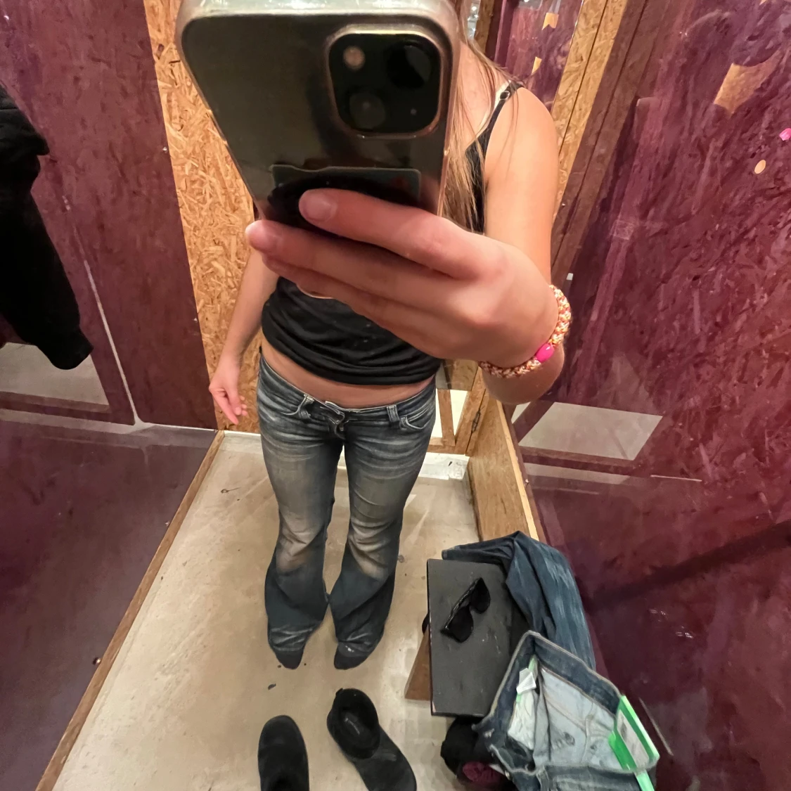 Cheap Monday bootcut/flared jeans låg midja