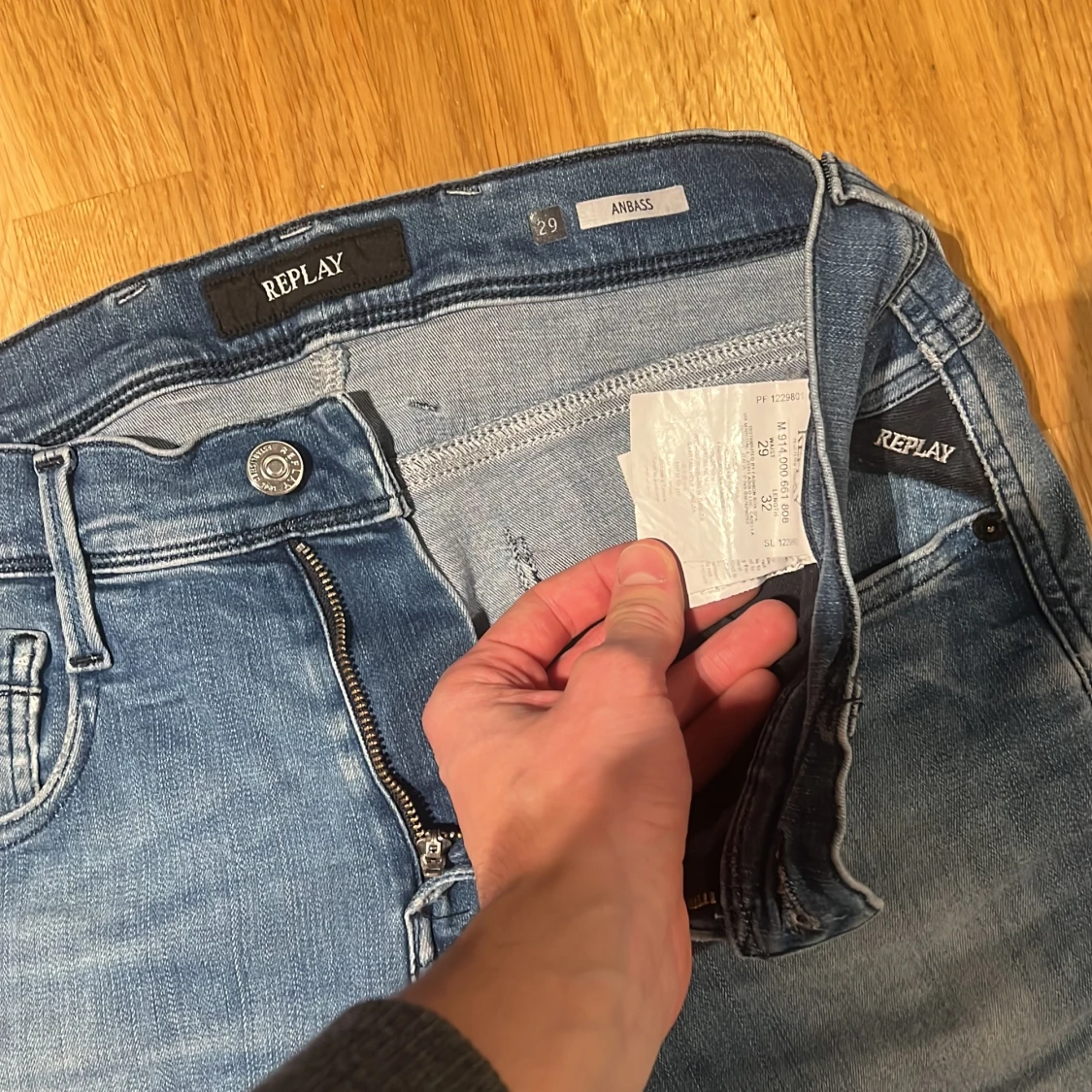 Replay Anbass ljusblå jeans - 3