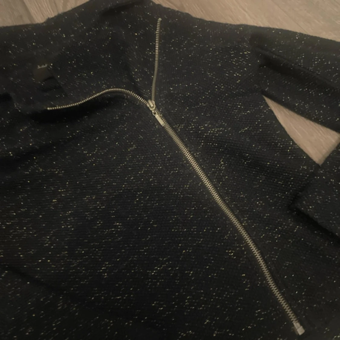 Svart glittrig jacka från Top Secret - 2