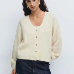 Vit kofta från Gina Tricot - Knappt andvänd nypris 400kr