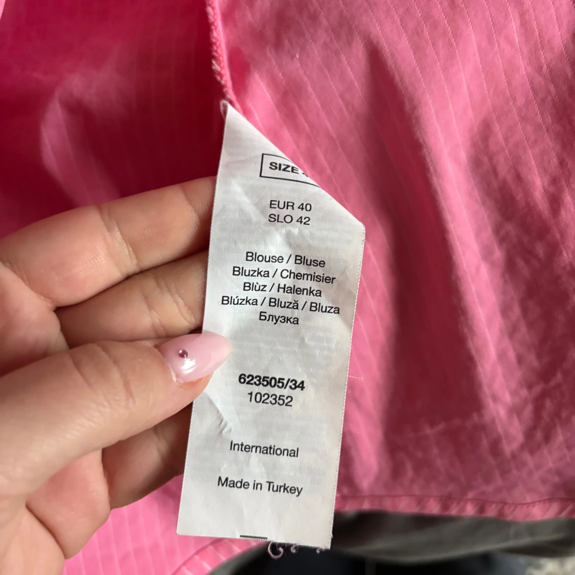 Rosa randig blus från Orsay - 4