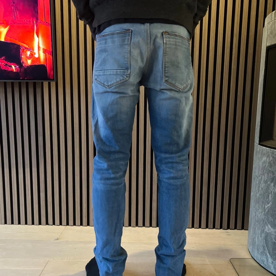 Blå jeans från Blue de Genes, slim fit - 2