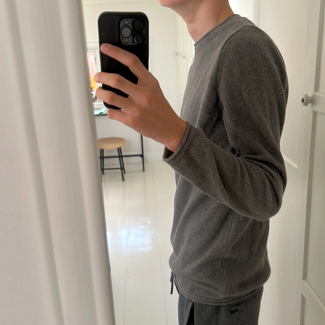 Grå långärmad tröja Kronstadt - 1