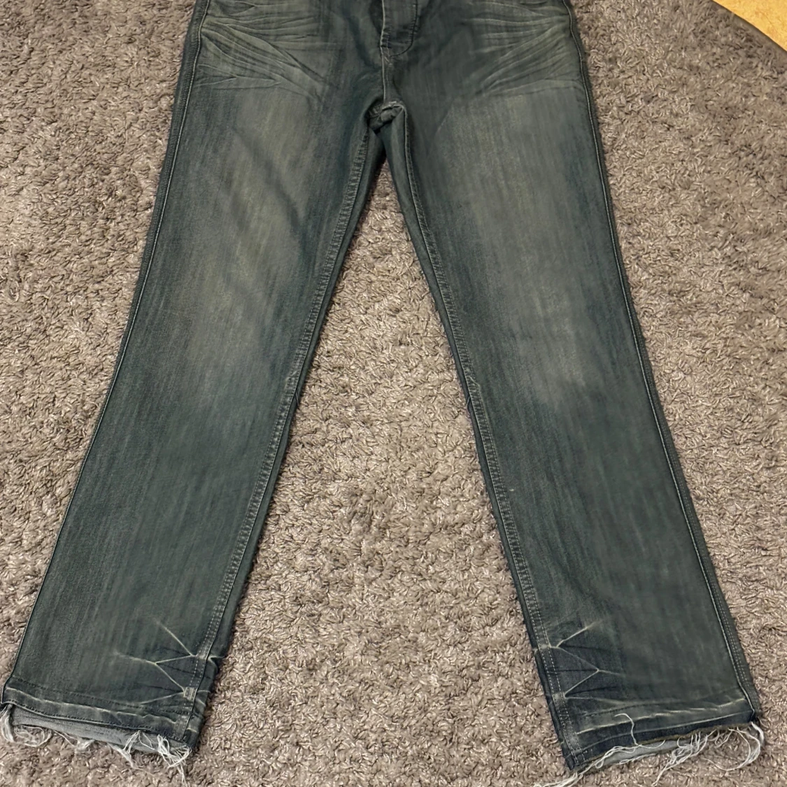 Splinter Raw blå jeans med raka ben