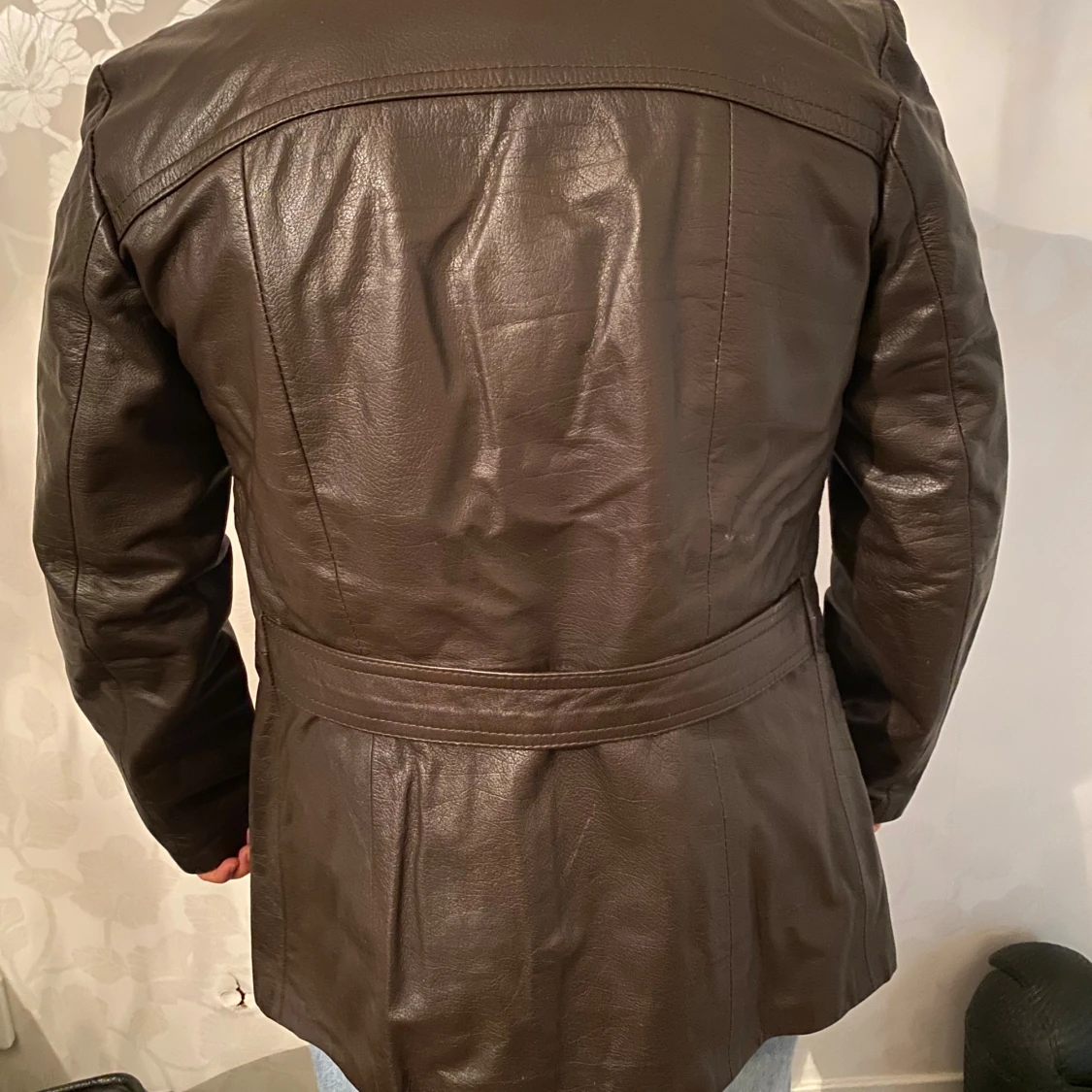 Brun skinnrock från LuVex leather