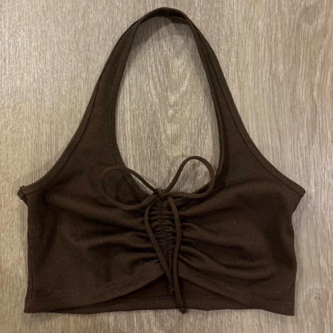 Brun topp storlek M - 1