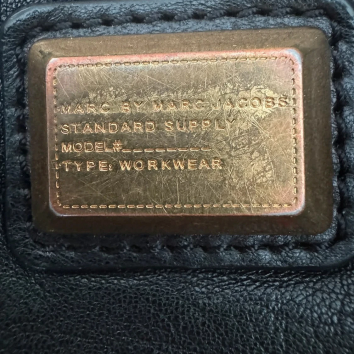 Svart skinnväska från Marc by Marc Jacobs - 4