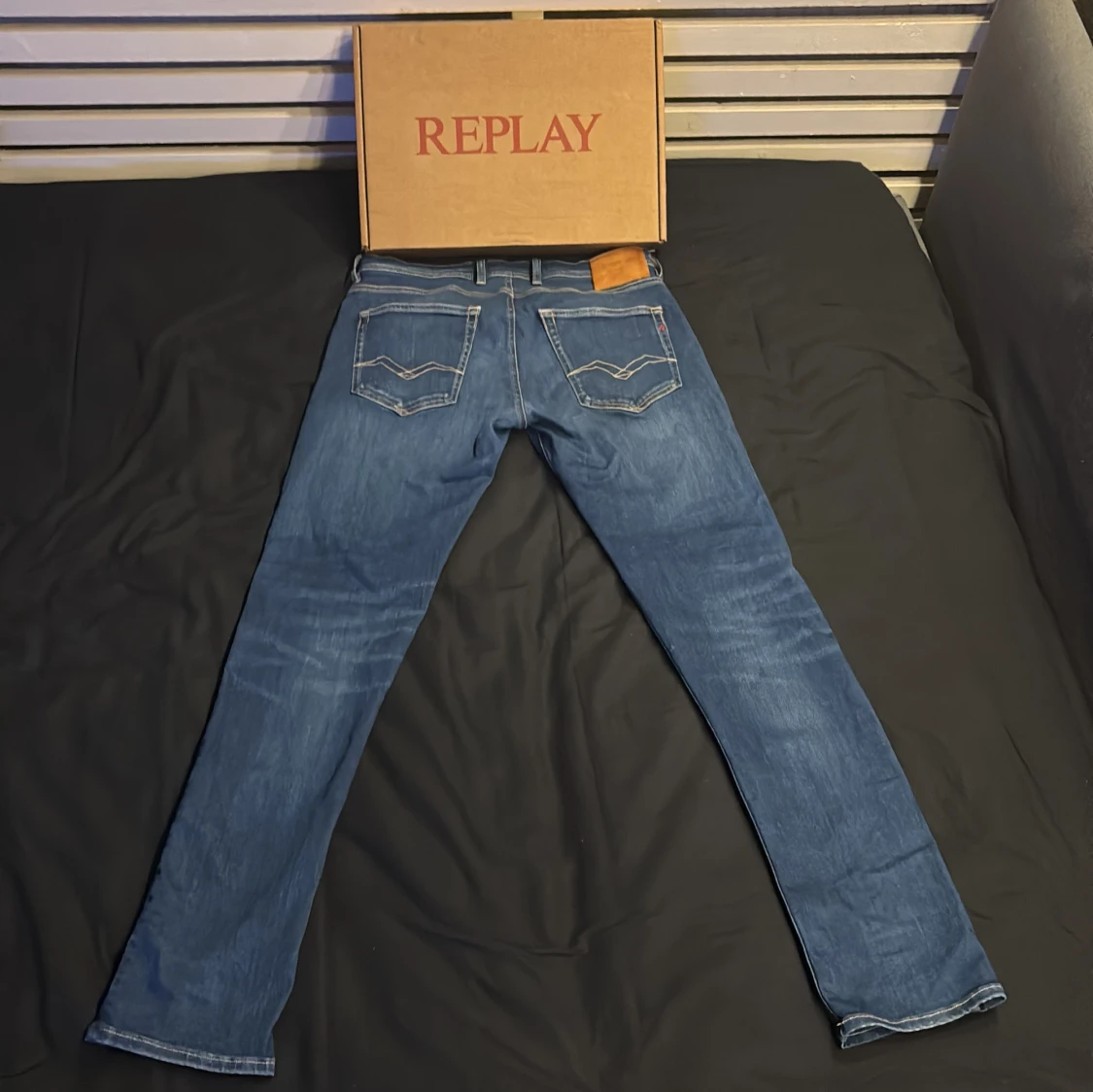 Replay Grover Hyperflex jeans blå - 1