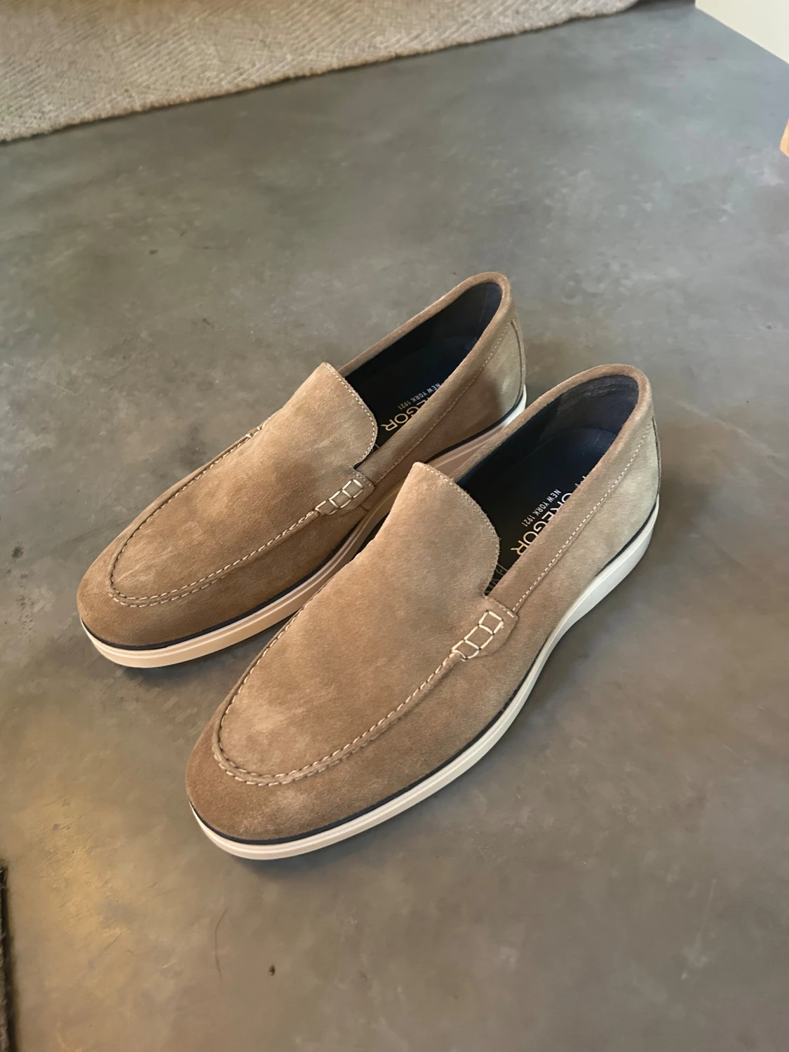 Beige mocka loafers från McGregor storlek 44 - 1