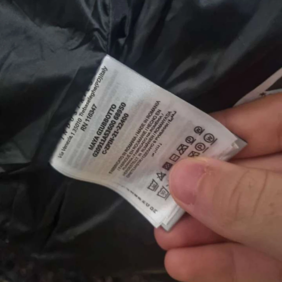 Svart Moncler pufferjacka  - 3