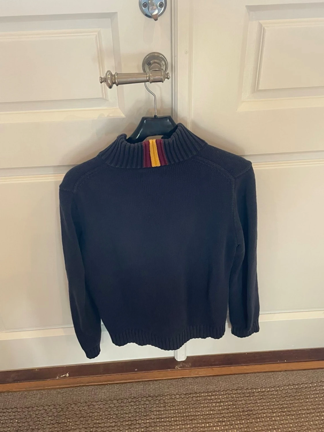 Mörkblå stickad kofta från Polo Ralph Lauren - 1