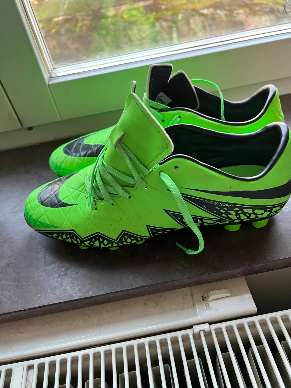 Nike HypervenomPhantom gröna fotbollsskor - 2