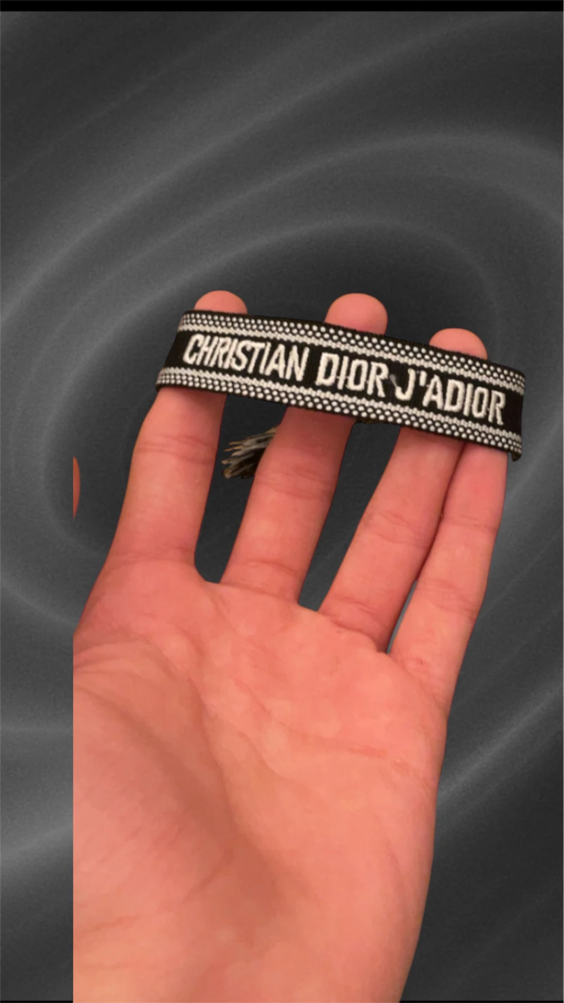 Christian Dior J'Adior svart armband