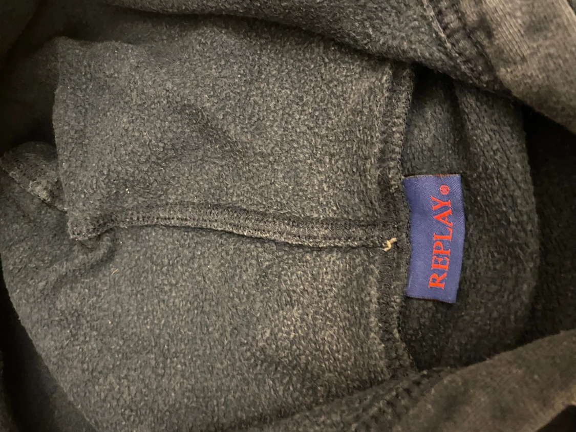 Mörkblå hoodie från Replay S - 2