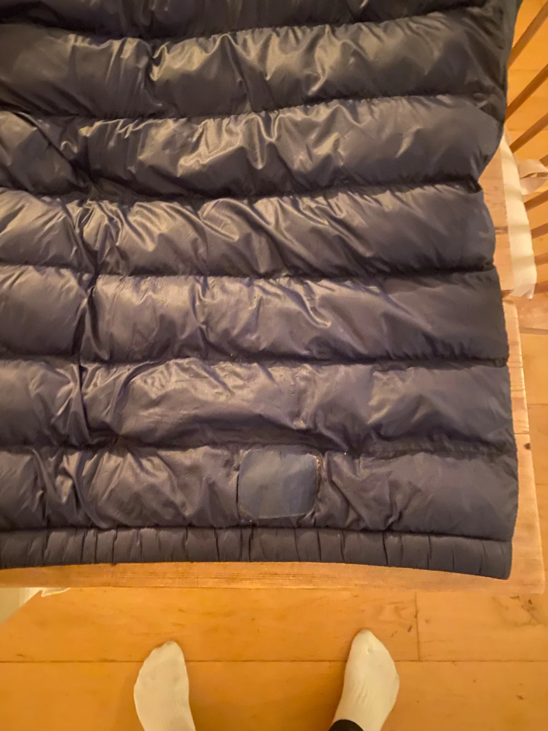 Mörkblå Peak Performance dunjacka - 3