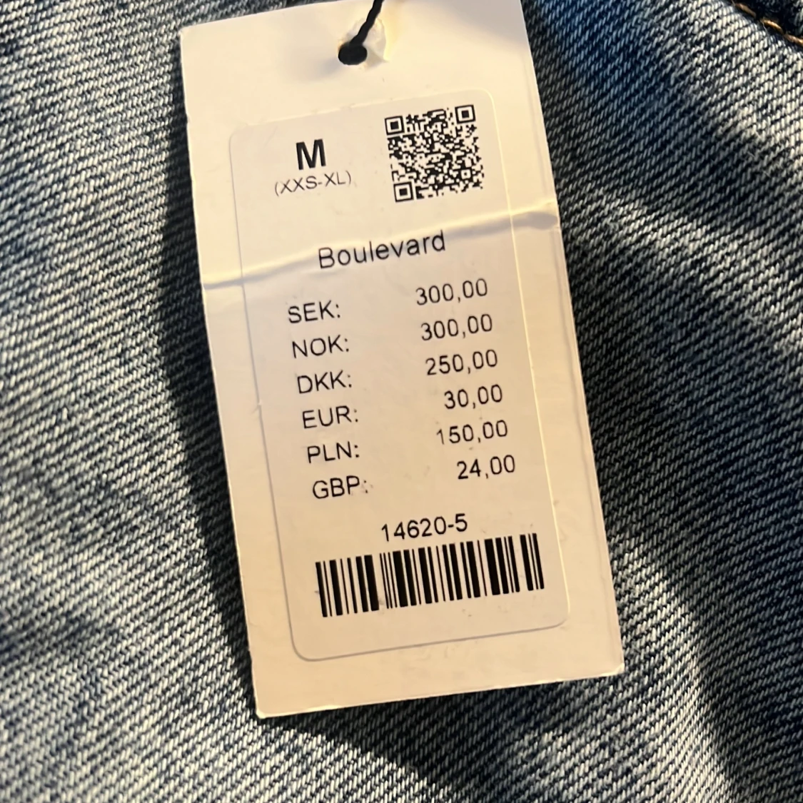 Boulevard ljusblå jeansbyxor M - 1