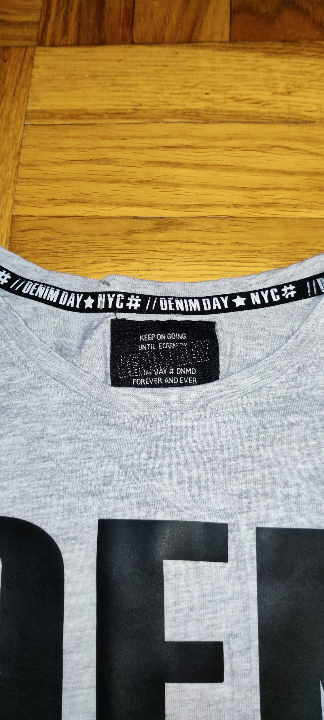 Grå långärmad tröja Denim Day NYC - 1