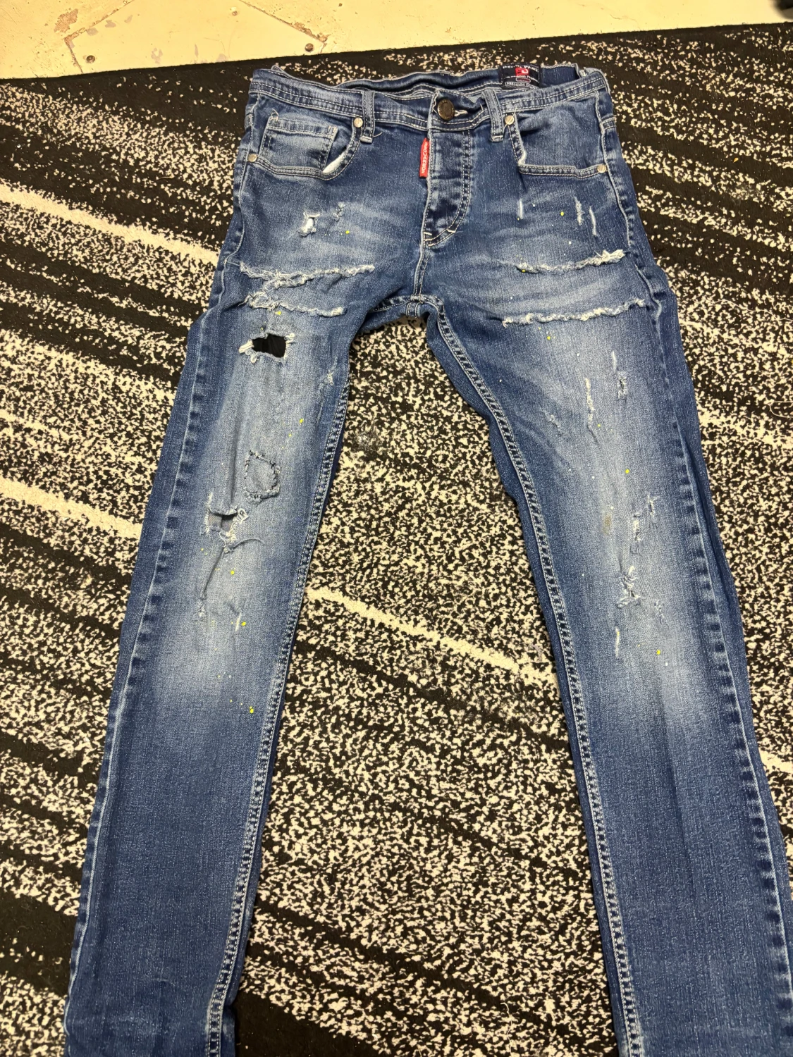 Blå skinny jeans från disquerd