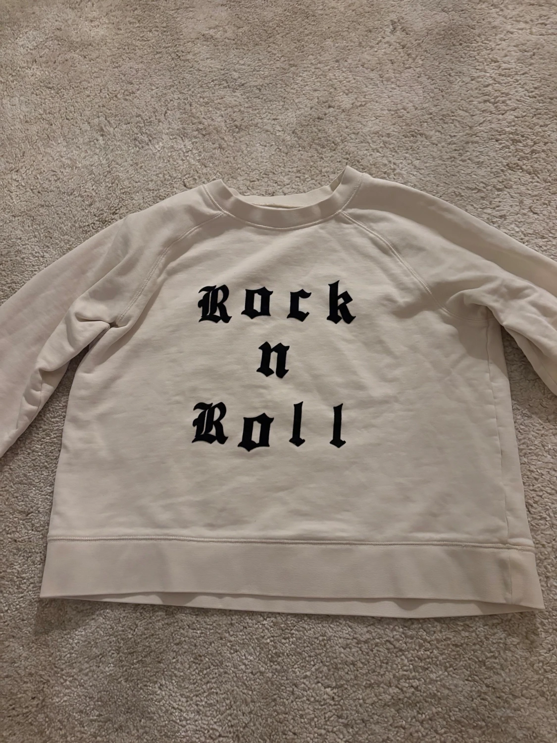 Vit tjocktröja från Zadig& voltare  