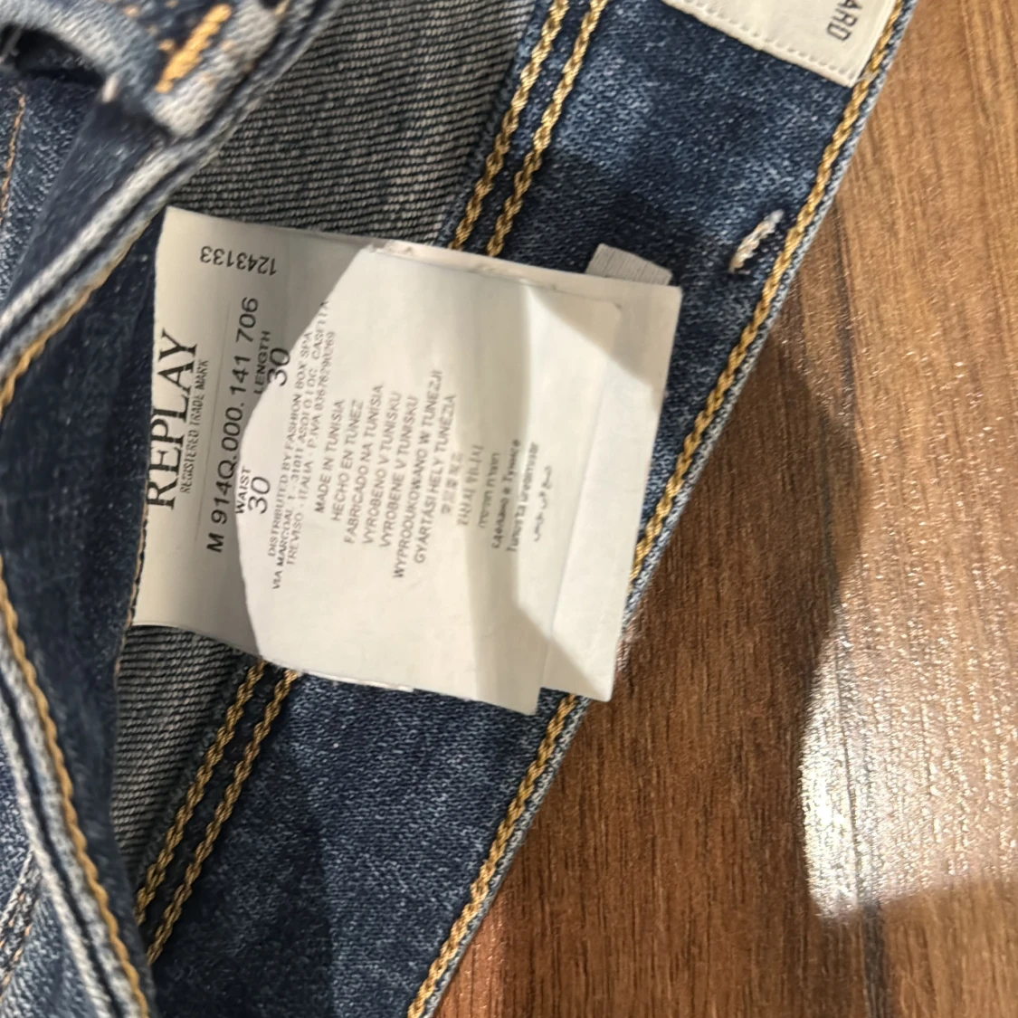 HELT OANVÄNDA Replay Jeans 30W 30L - 2