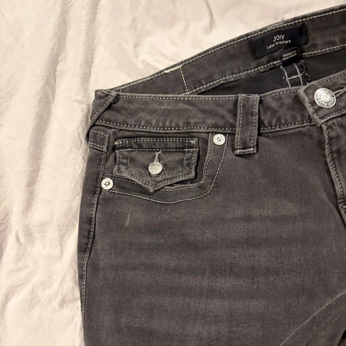 True Religion Joey Low Rise Flare Jeans - 4