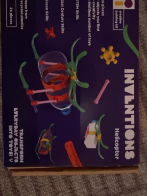 Byggsats (6+) - Helt ny byggsats för att skapa leksakshelikoptrar, rekommenderas från 6år