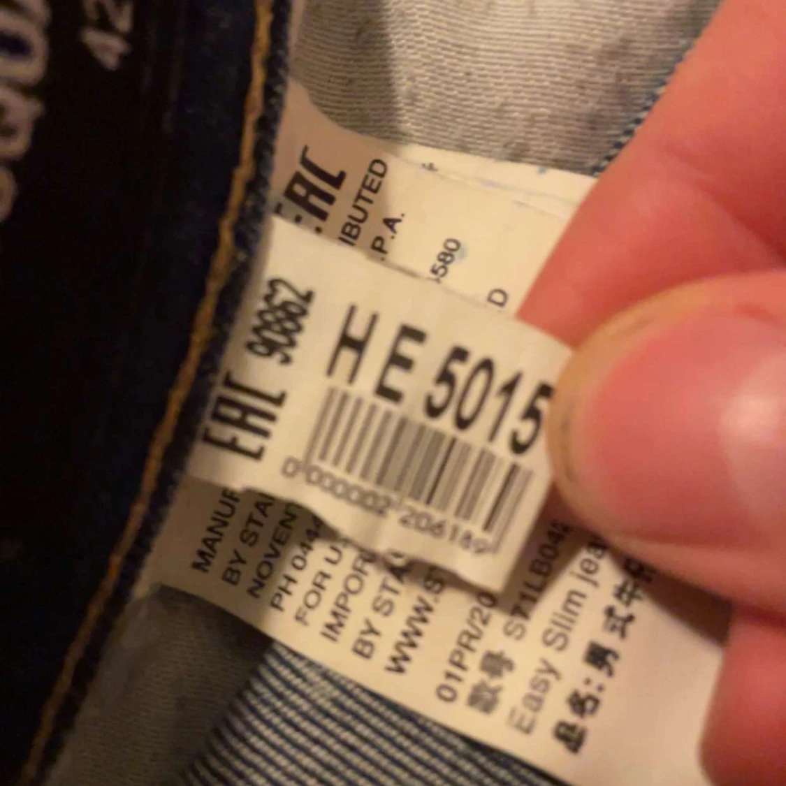 Dsquared2 blå slitna jeans, strl 42 - 3