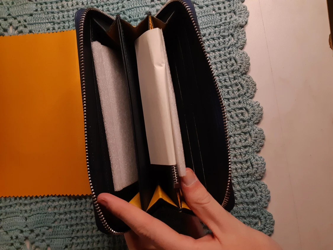 Svart Goyard plånbok med mönster - 2