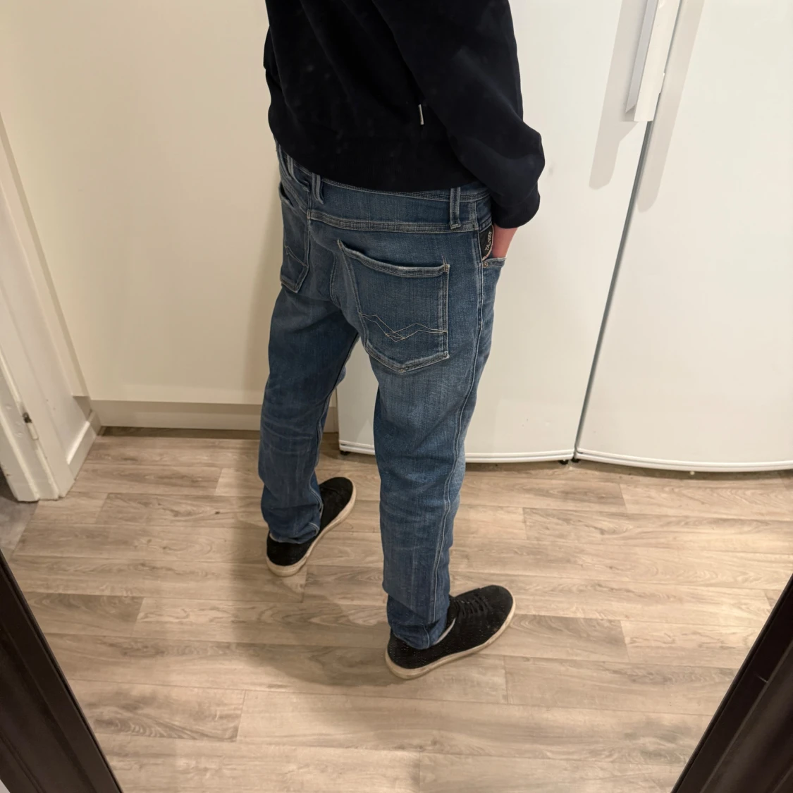 Replay Anbass Aged 01 Jeans Blå W31 L32 - 6