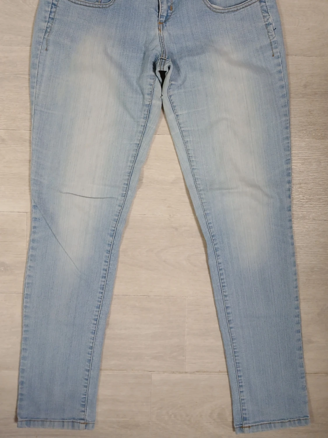 Jeans / legging med bred linning - 4