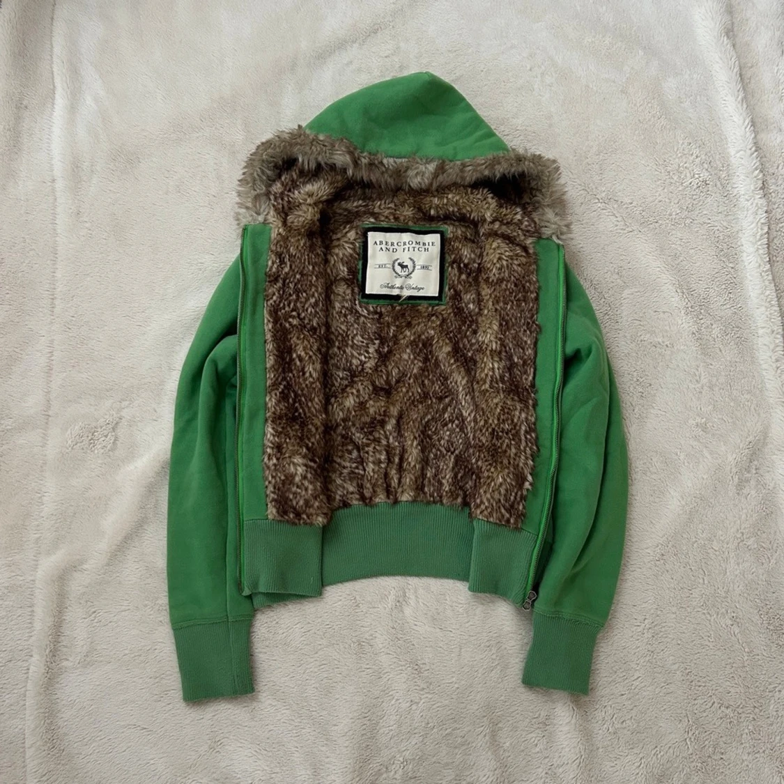 Abercrombie & fitch zip med foder och päls  - 6