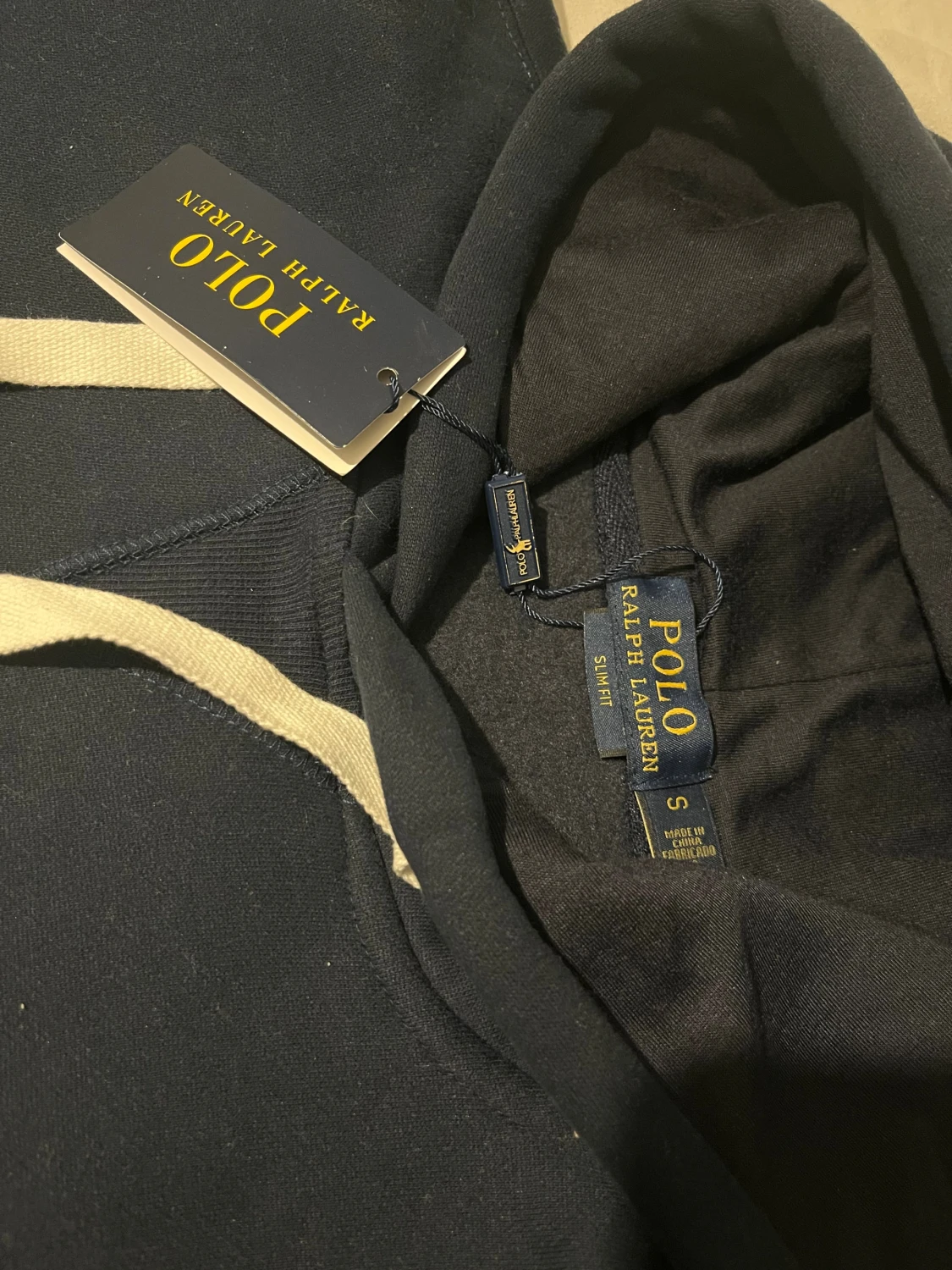 Helt ny! Mörkblå hoodie från Ralph Lauren - 1