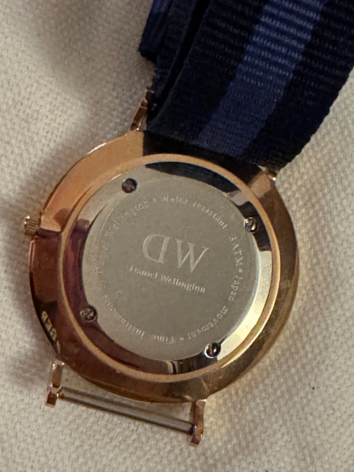 Daniel Wellington klocka med randiga band - 4