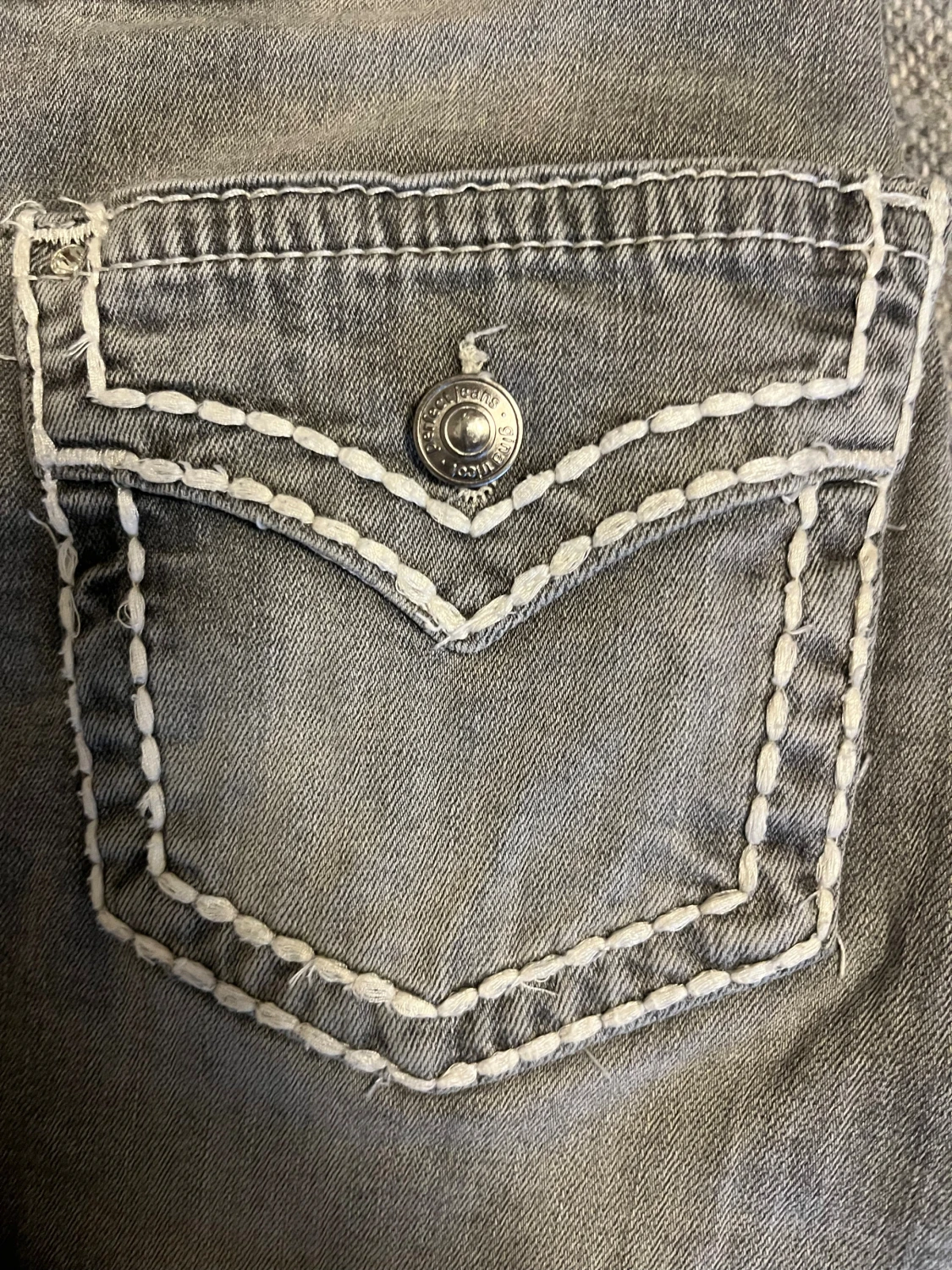 Lågmidjade bootcut jeans  - 1