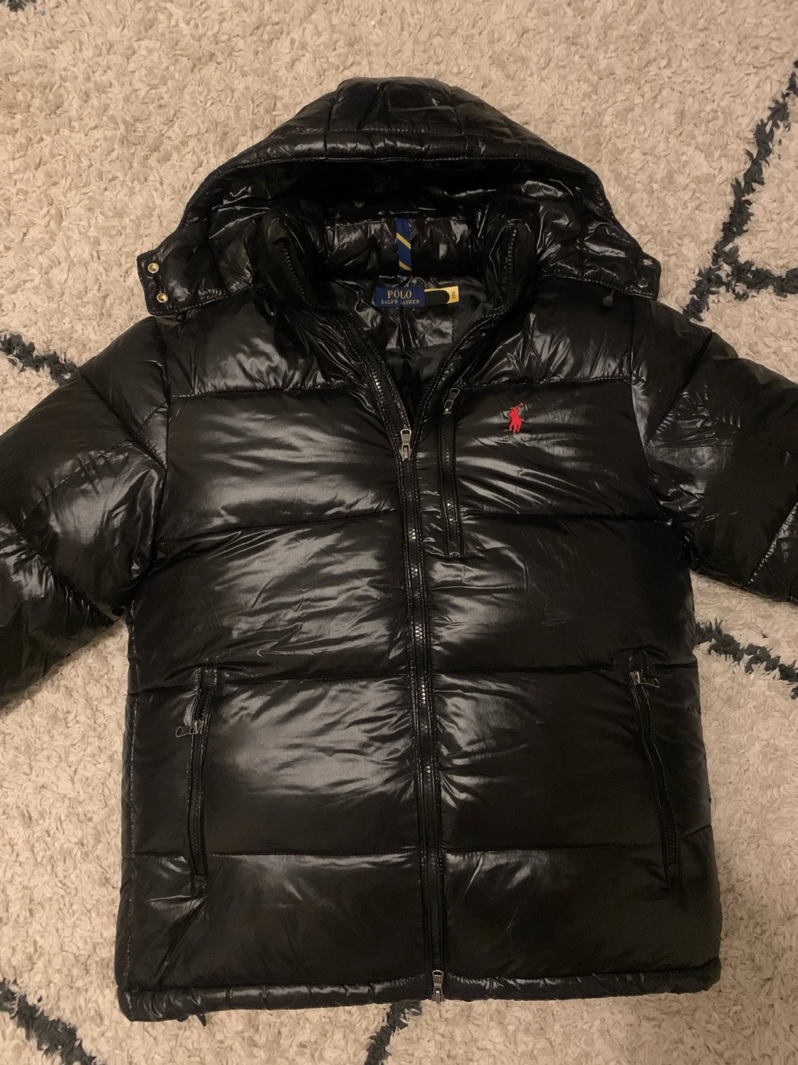 Svart pufferjacka från Polo Ralph Lauren - 1