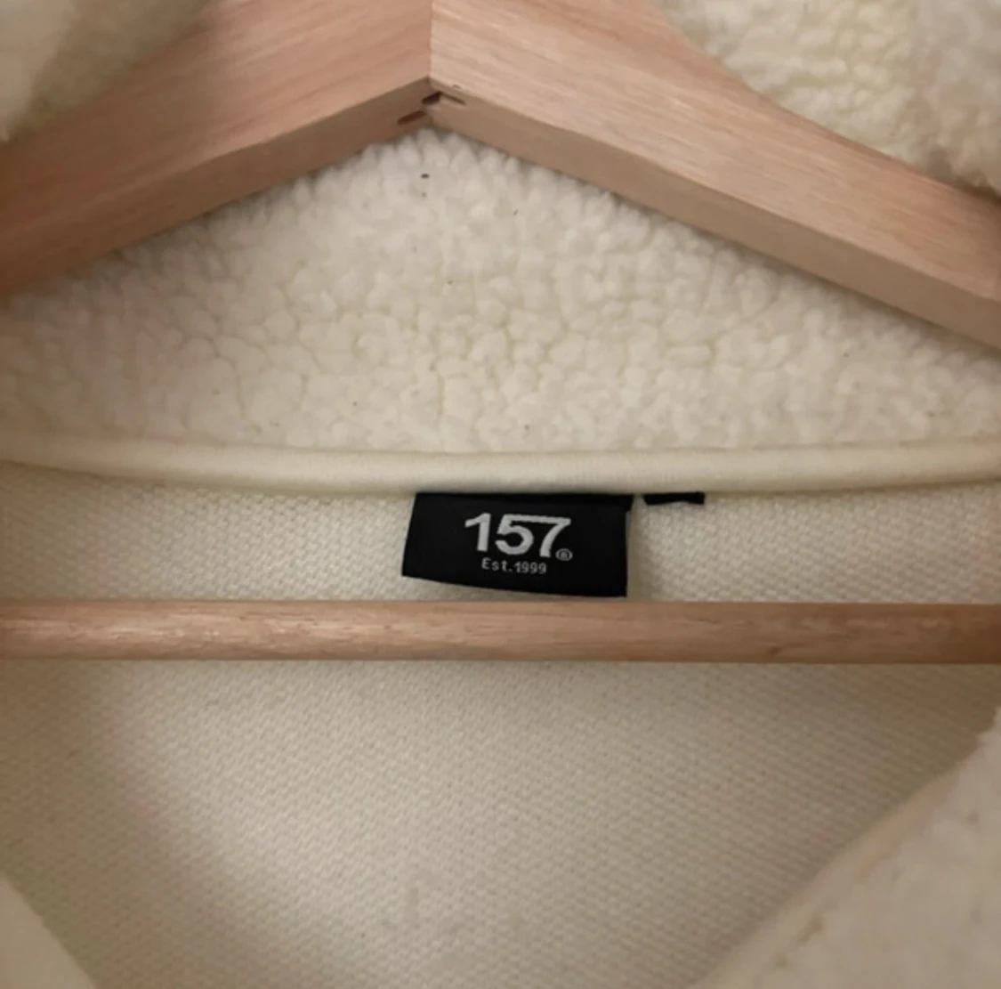 Vit teddyjacka från 157 - 3