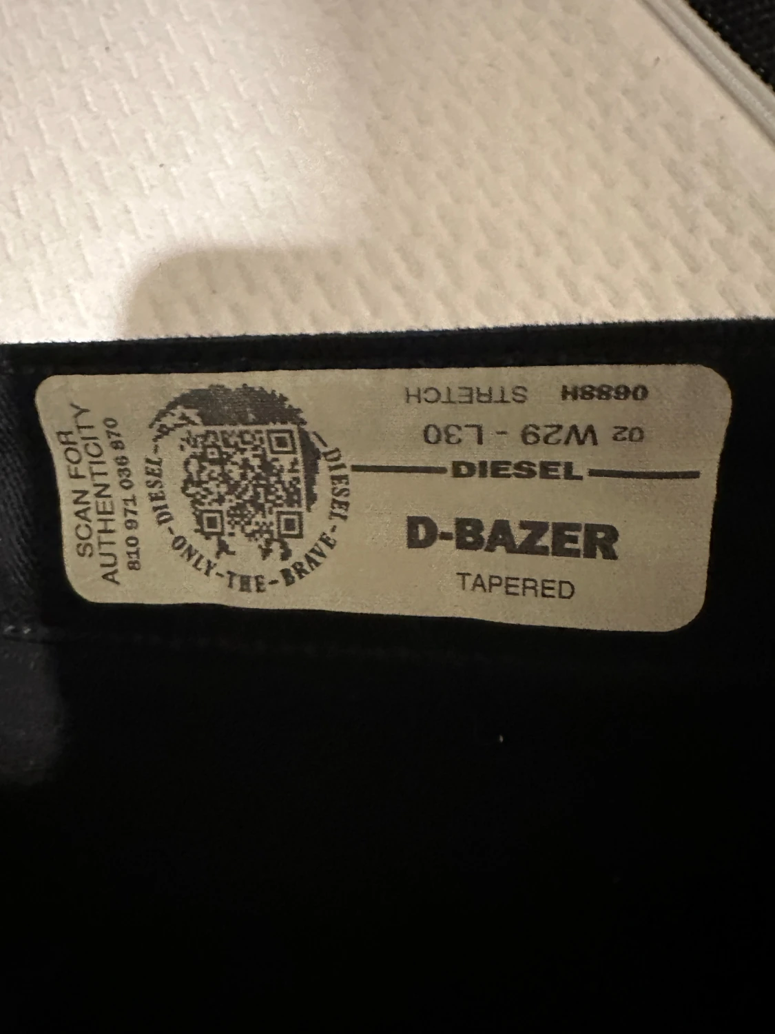 Svarta Diesel D-Bazer tapered jeans - 2