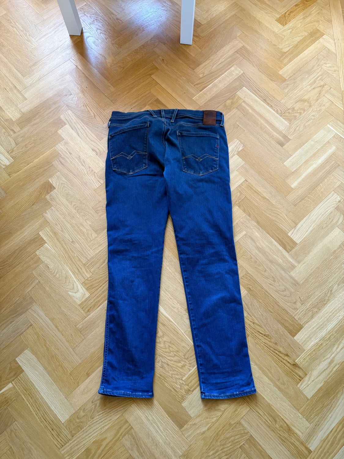 Replay blå jeans straight fit - 1