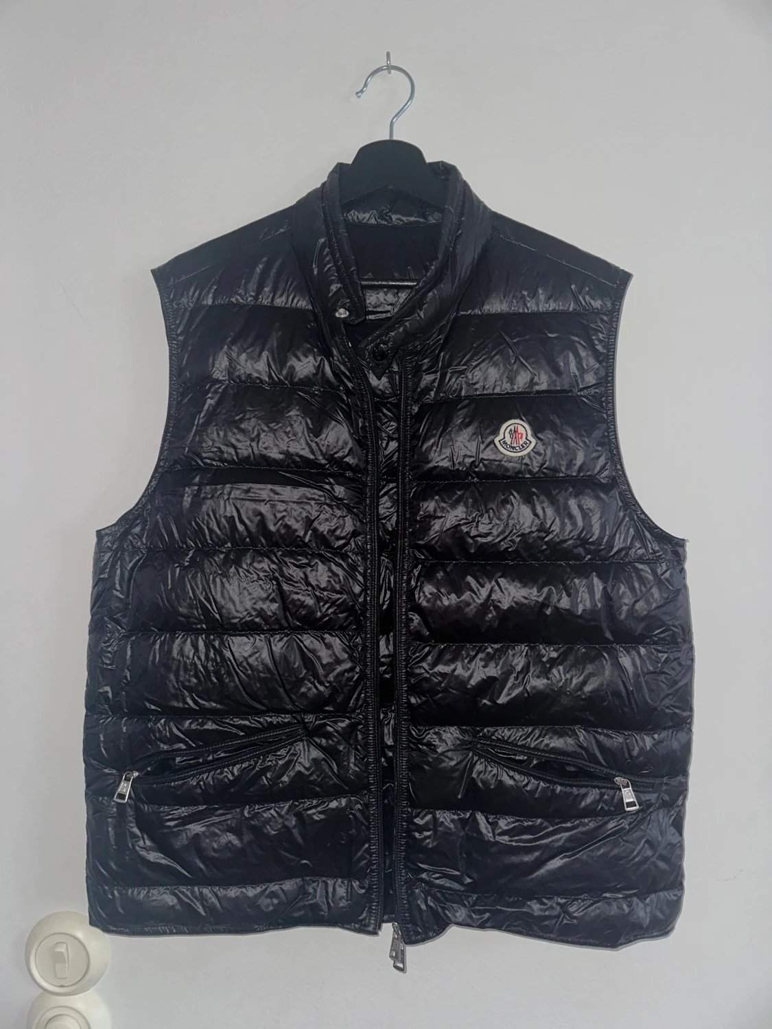 Moncler gui vest svart