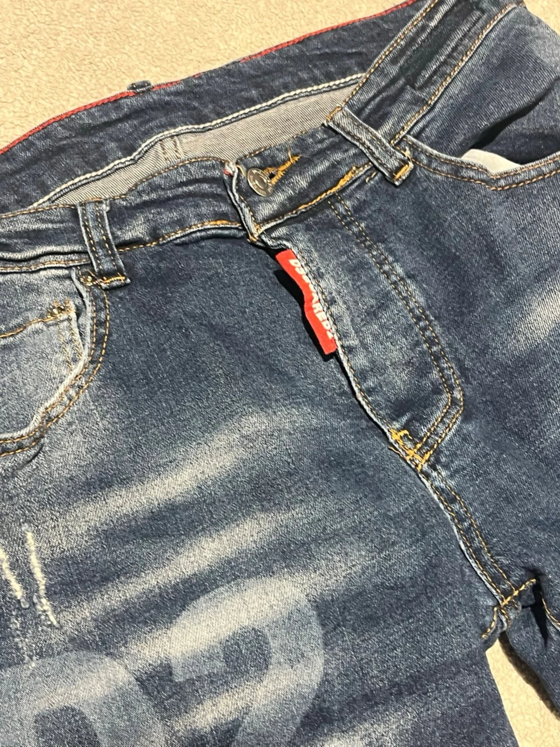 Dsquared2 Ibrahimovic jeans blå - 1