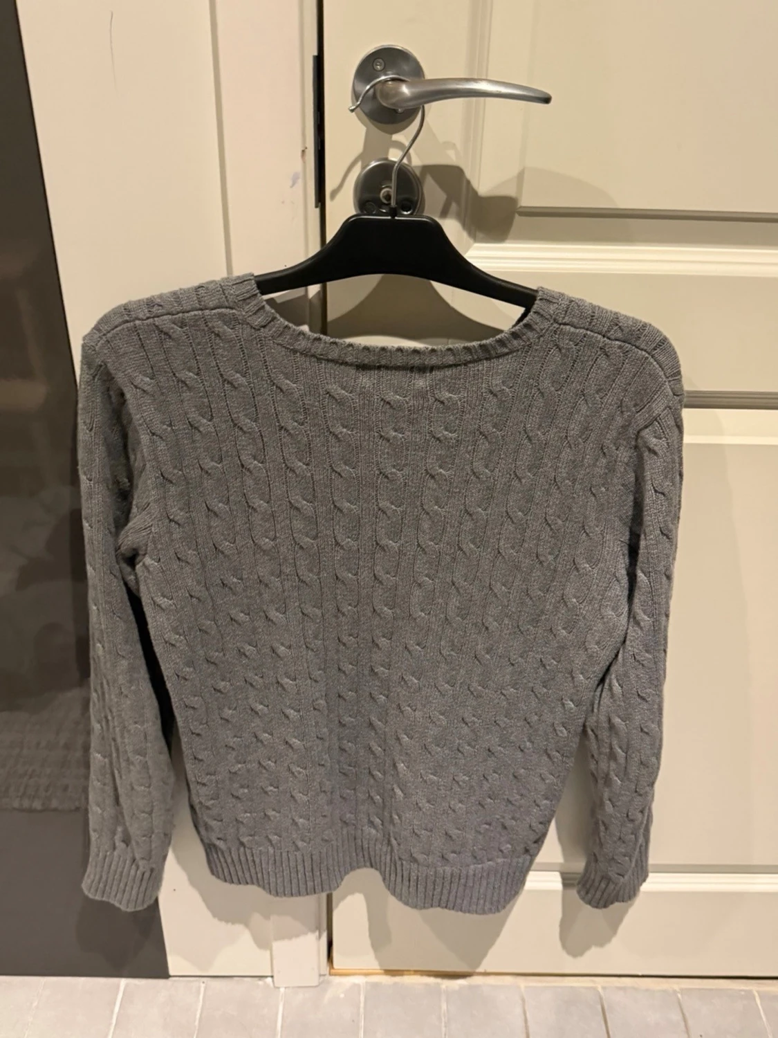 Grå kabelstickad tröja Polo Ralph Lauren - 3