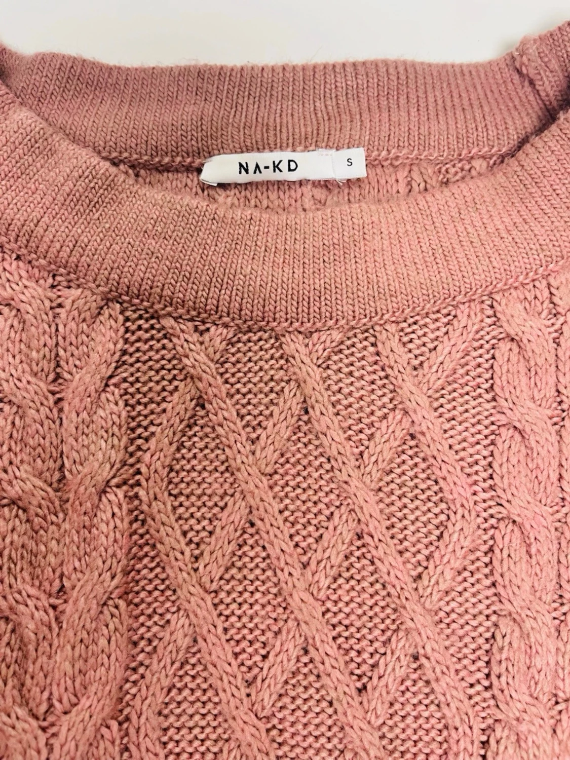 Rosa stickad tröja från NA-KD - 3