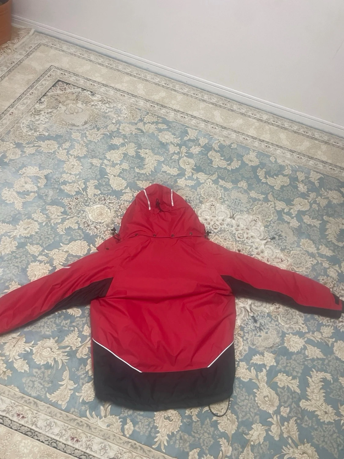 Röd vindjacka från Fristads, M - 3