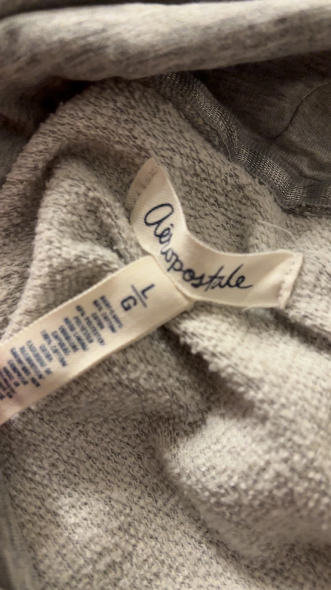 Grå hoodie Aeropostale  - 1