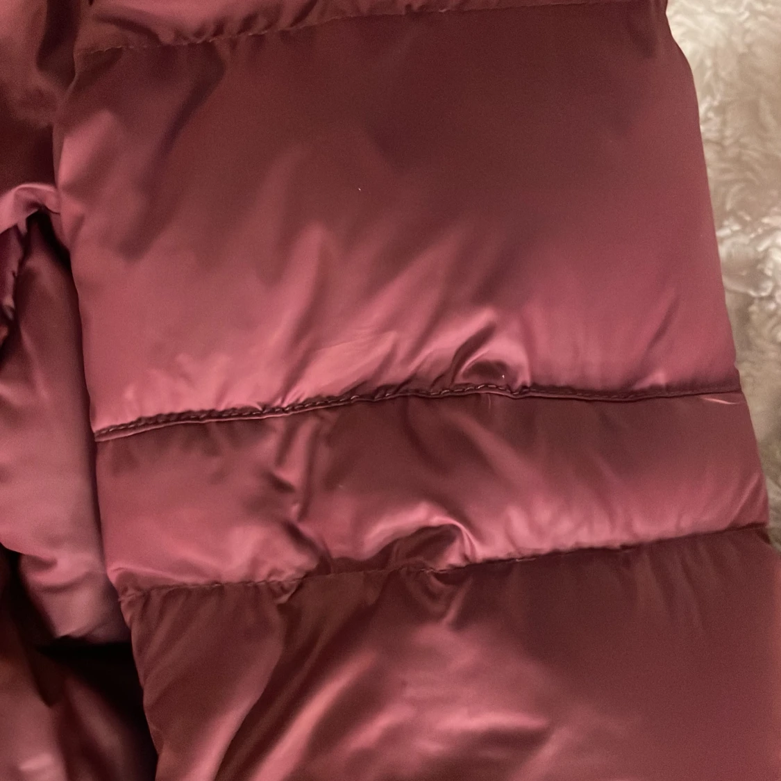 Vinröd pufferjacka Calvin Klein Jeans - 3