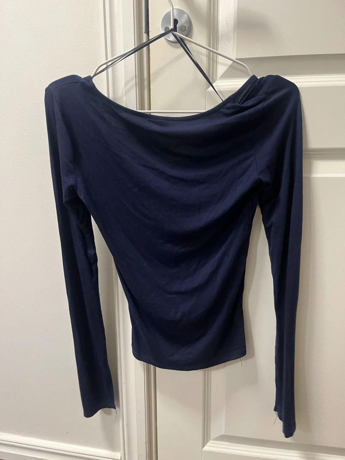 Mörkblå långärmad topp Gina Tricot XS - 1