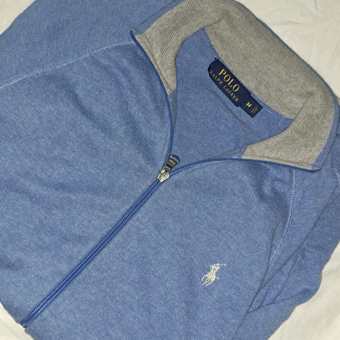 Blå ziptröja från Polo Ralph Lauren