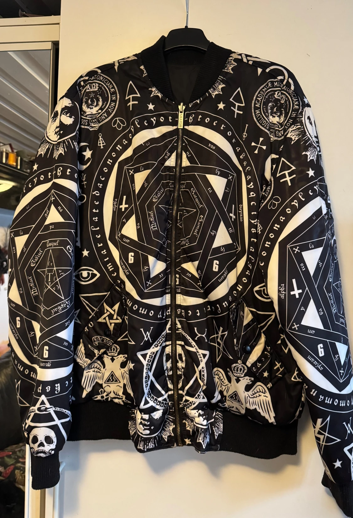 Killstar fodrad bomberjacka vändbar - 2