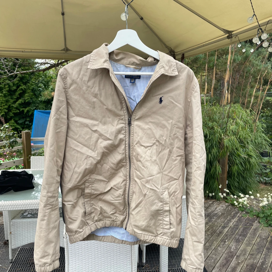 Beige vindjacka från Polo Ralph Lauren
